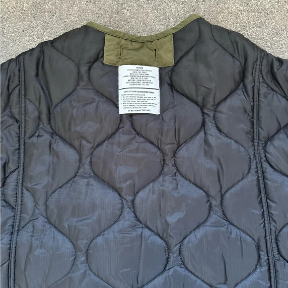 Frankie Shop Teddy black & olive green oversized quilted jacket M/L - Picture 7 of 10